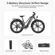 FIIDO Titan E-bike Vastag Kerekű Elektromos Kerékpár 250W 48V 14.5Ah (696Wh) 25 km/h