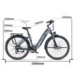 OneSport OT05Pro E-Bike Városi Elektromos Kerékpár Nyomatékszenzorral 250W 36V 22.5Ah 25 km/h nht